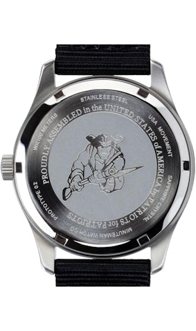 Sold Out! Minuteman A11 Field Watch Powered by Ameriquartz Battleship Grey Dial