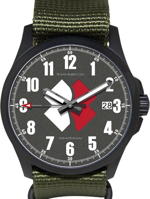 Minuteman Team Rubicon DLC Color Logo Quartz USA assembled wristwatch