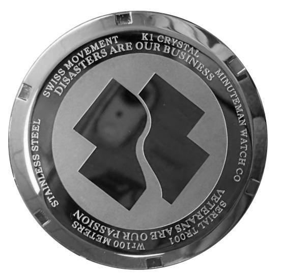 Minuteman Team Rubicon DLC Black Logo Quartz USA assembled wristwatch