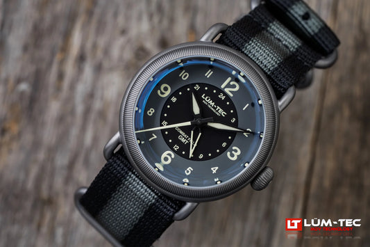 Lum - Tec Combat Field X6 GMT Titanium Automatic Watch - The CGA Company
