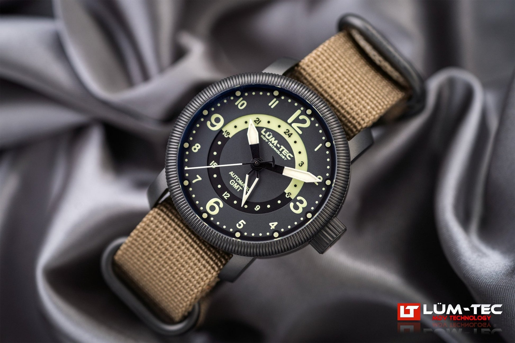 Lum-Tec Combat B74 GMT Watch – 39mm Limited Edition – CGA Watches - The CGA Company