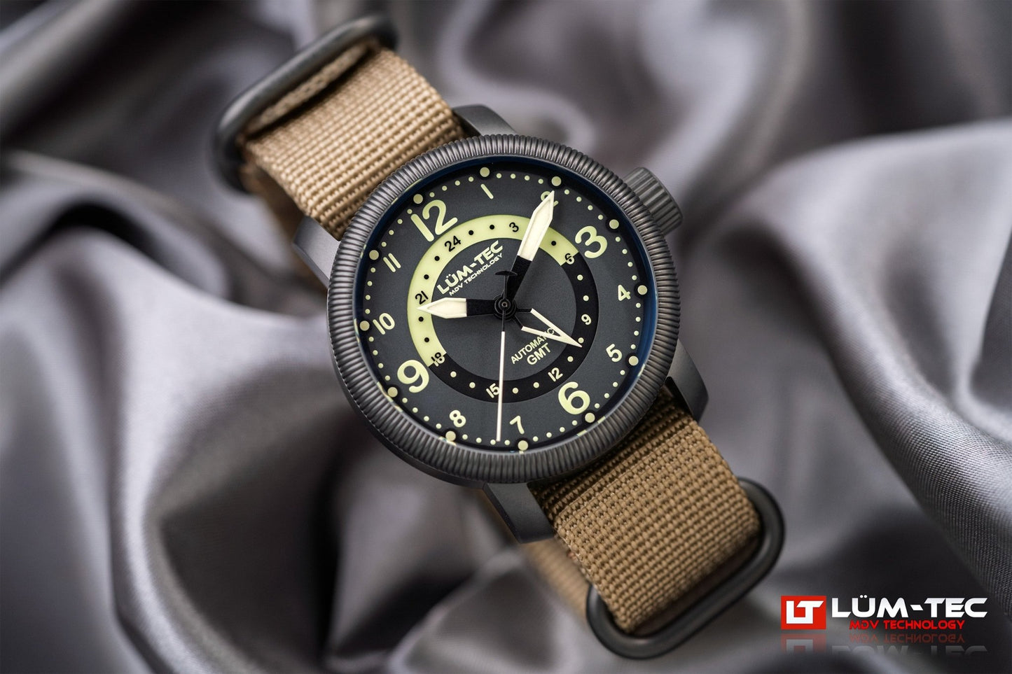 Lum-Tec Combat B74 GMT Watch – 39mm Limited Edition – CGA Watches - The CGA Company