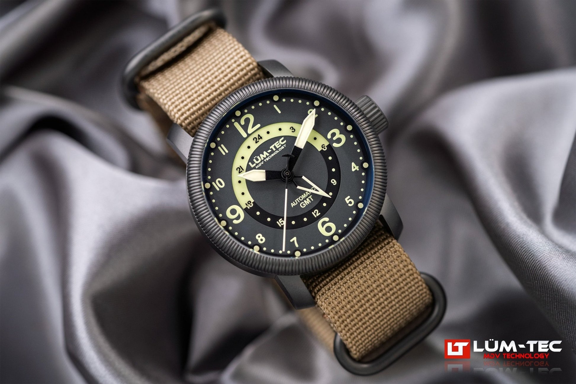 Lum-Tec Combat B74 GMT Watch – 39mm Limited Edition – CGA Watches - The CGA Company