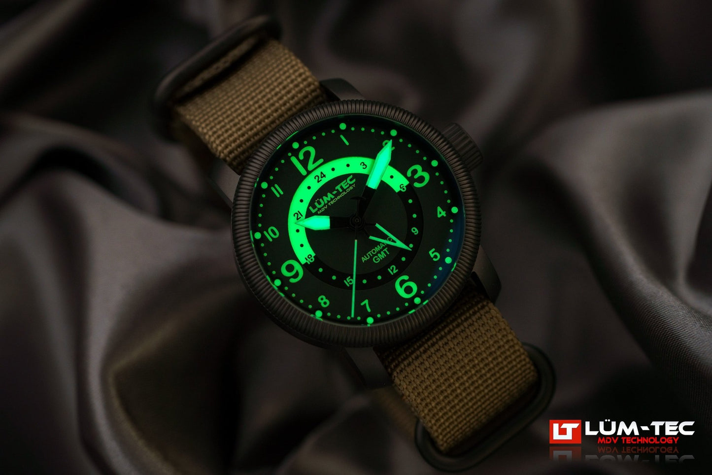 Lum-Tec Combat B74 GMT Watch – 39mm Limited Edition – CGA Watches - The CGA Company