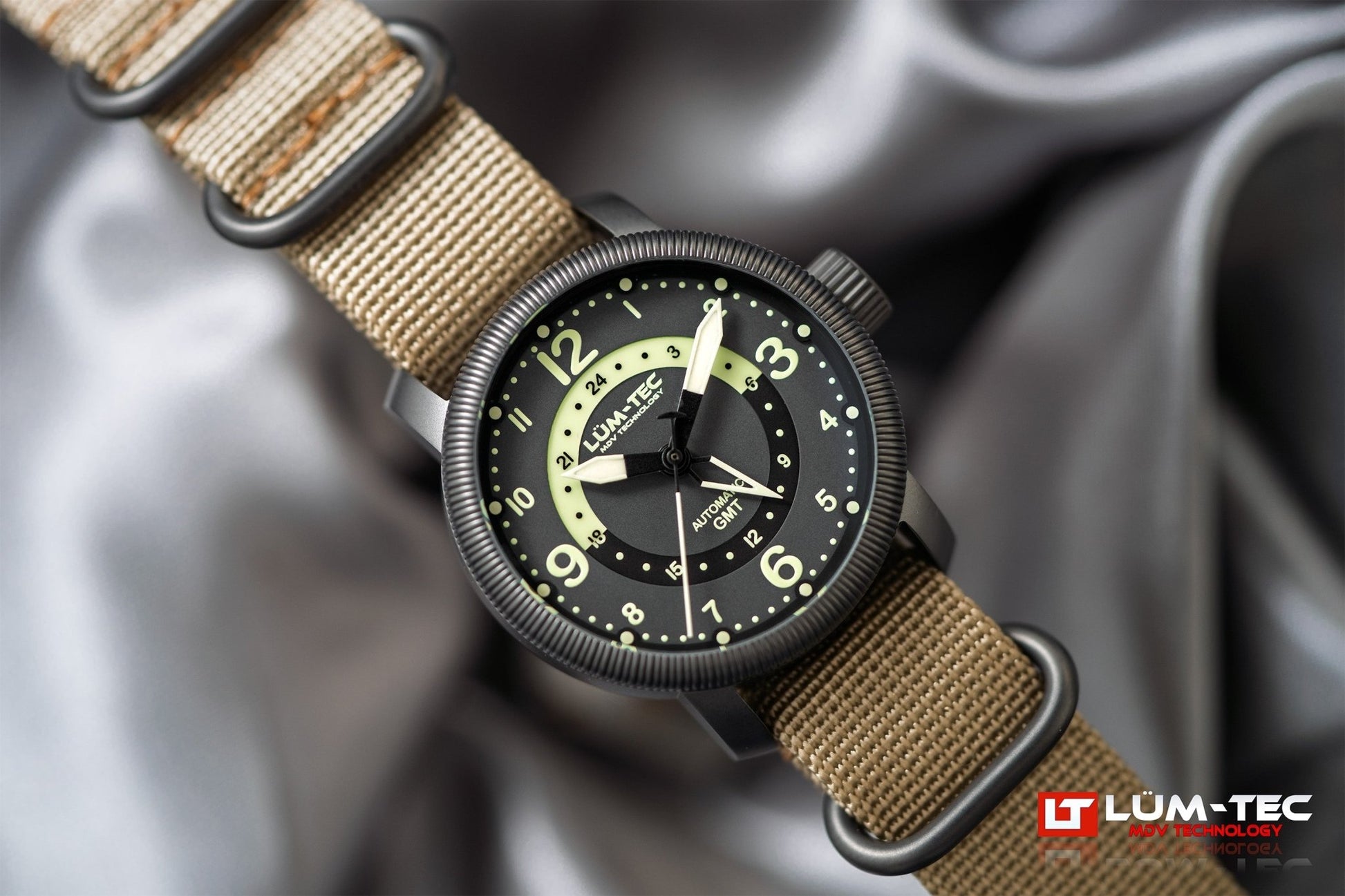 Lum-Tec Combat B74 GMT Watch – 39mm Limited Edition – CGA Watches - The CGA Company