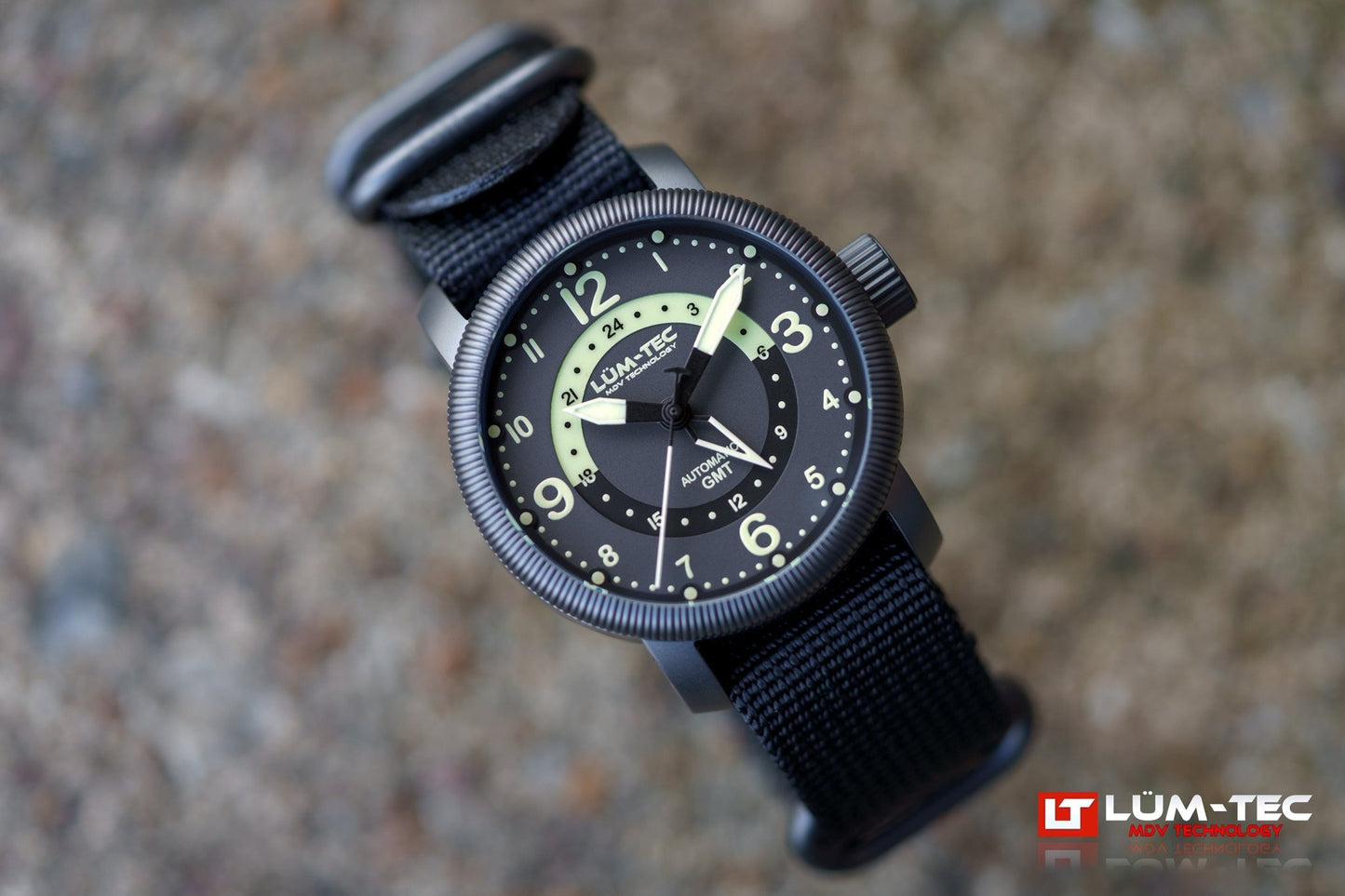 Lum-Tec Combat B74 GMT Watch – 39mm Limited Edition – CGA Watches - The CGA Company