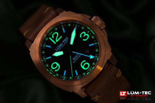 Lum-Tec M94D Bronze GMT Date Watch – Limited Edition Bronze Field Watch – CGA Watches - The CGA Company