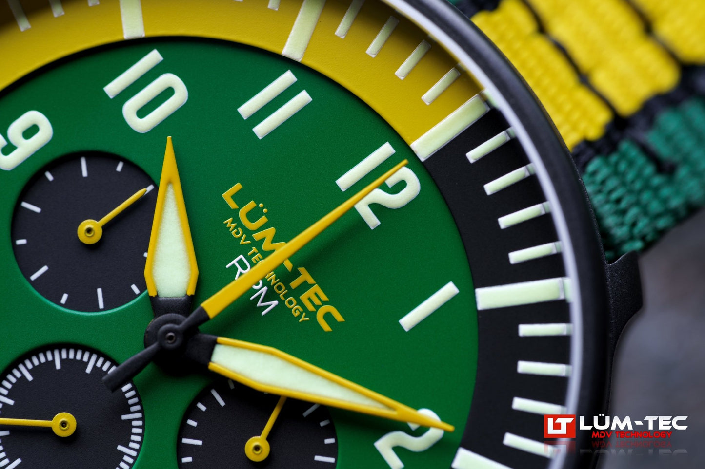 Lum-Tec RPM 3 Watch – USA Assembled Chronograph with MDV Lume – CGA Watches - The CGA Company