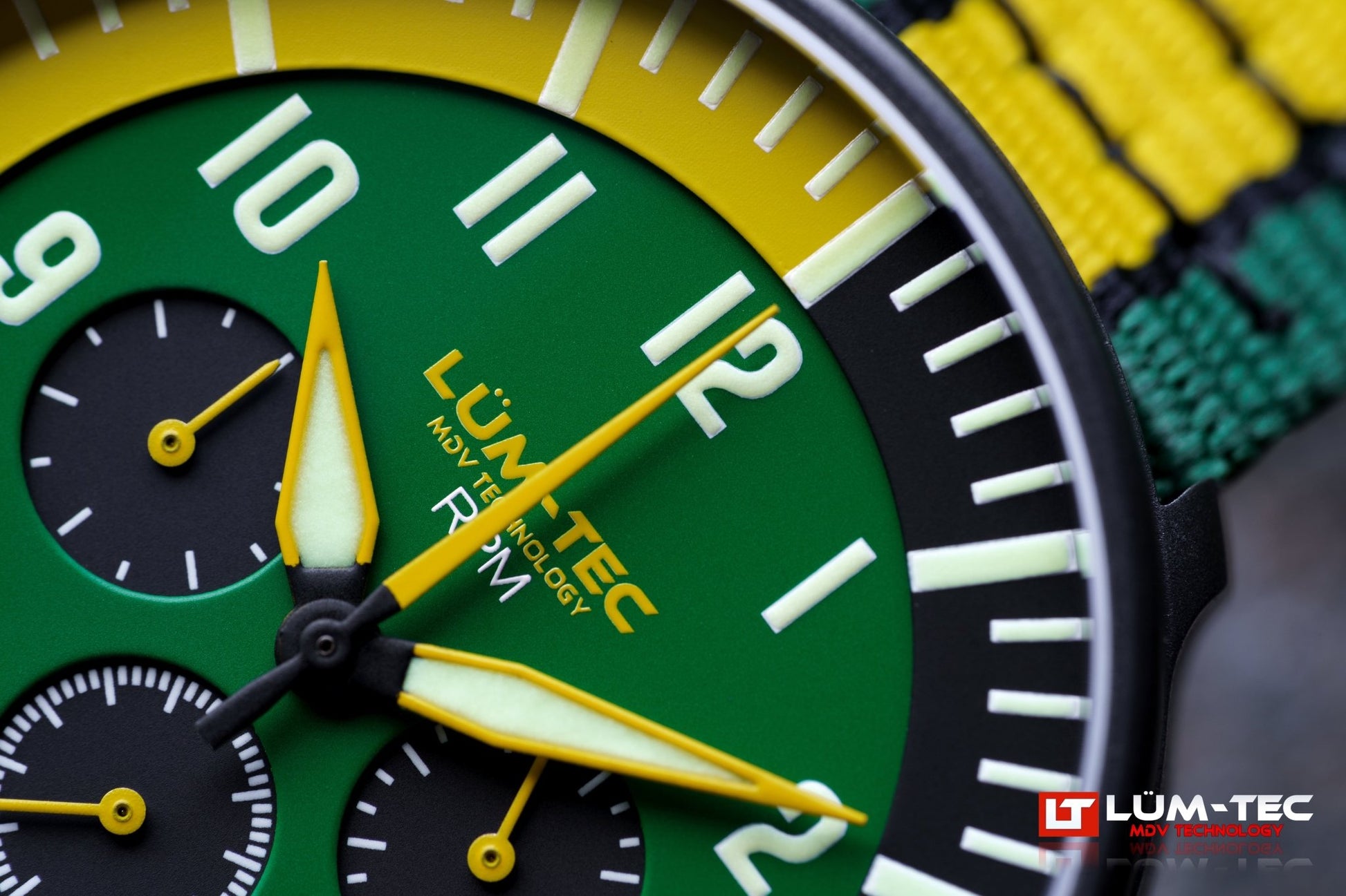 Lum-Tec RPM 3 Watch – USA Assembled Chronograph with MDV Lume – CGA Watches - The CGA Company