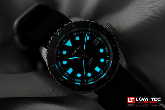 Lum-Tec Solar Marine 5 Watch – USA Assembled Solar Powered Dive Watch – CGA Watches - The CGA Company