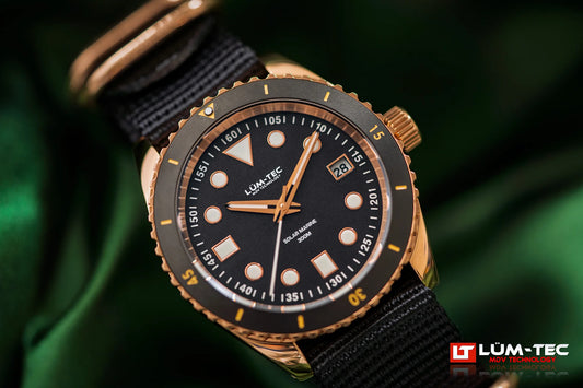 Lum-Tec Solar Marine 8 Watch – USA Assembled 2026 Solar Powered Dive Watch – CGA Watches - The CGA Company