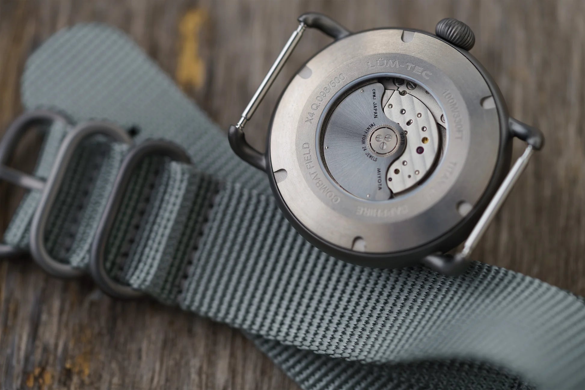 Lum - Tec Combat Field X6 GMT Titanium Automatic Watch - The CGA Company
