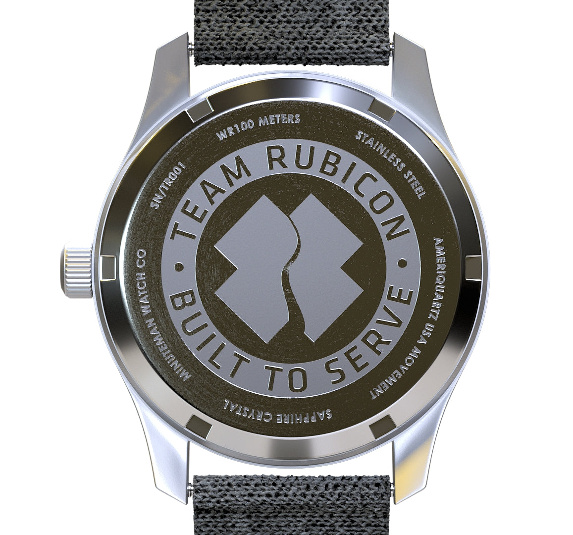 Minuteman Team Rubicon A11 Watch Black Dial Ameriquartz USA Movt. (Pre-Order)