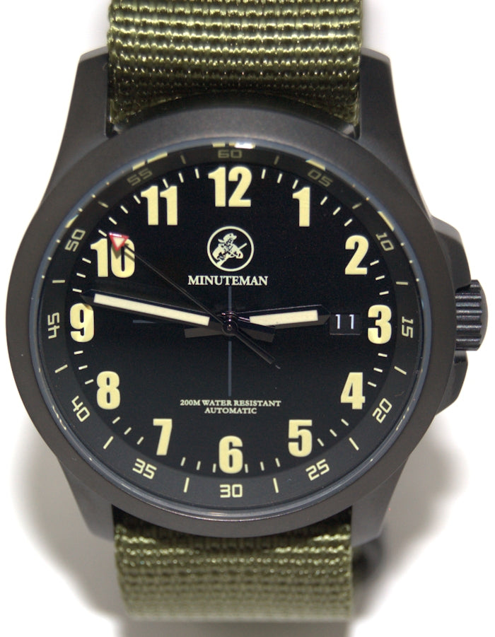 Minuteman Alpha DLC USA assembled wristwatch