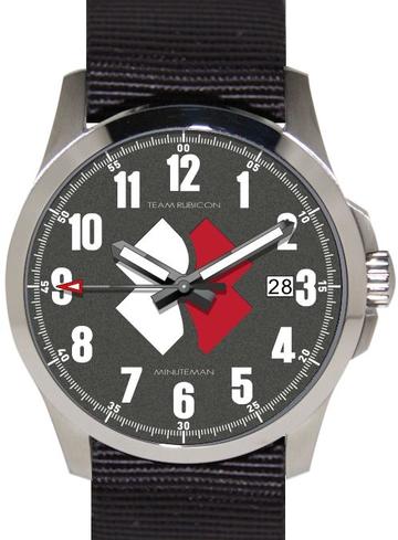 Minuteman Team Rubicon Brushed Color Logo Quartz USA assembled wristwatch