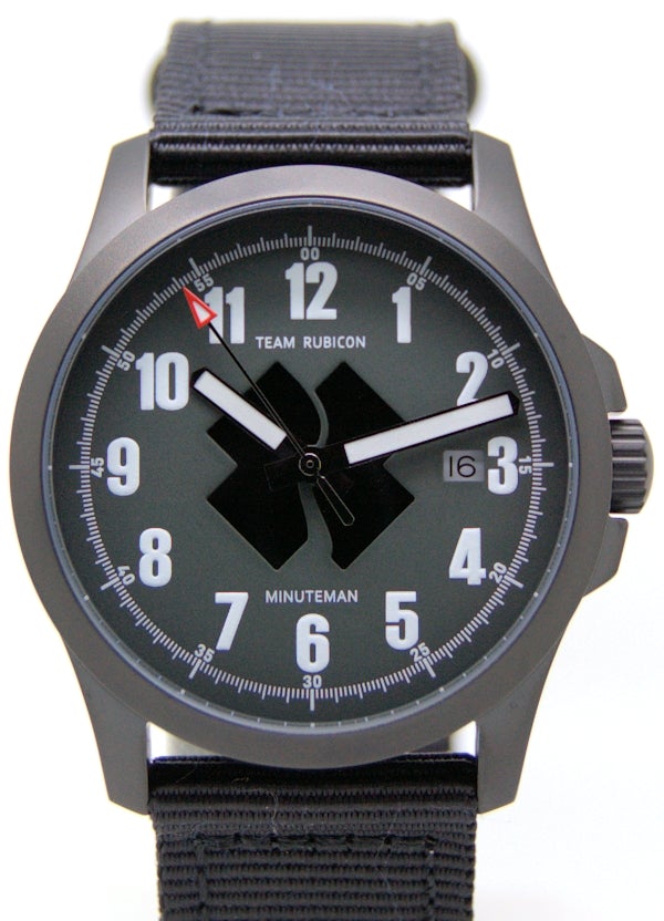Minuteman Team Rubicon DLC Black Logo Quartz USA assembled wristwatch